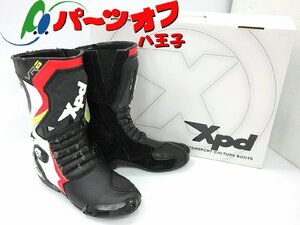 現状ジャンク品 RSタイチ 26.5cm xpd レーシングブーツ VR-6 2 ライディングブーツ XPN020-9915-42 中古 廃盤