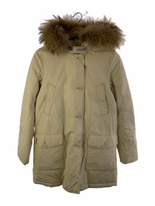 Woolrich◆ダウンジャケット/XS/コットン/IVO/汚れ有/1402070