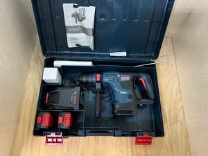 BOSCH GBH18V-34CF ボッシュ 18V ハンマードリル 中古バッテリー充電器セット