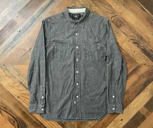 RRL BLACK CHAMBRAY SHIRTS / 黒シャンブレー ブラック S