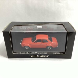 ミニチャンプス　1/43　フォード エスコート Ⅰ RS1600 AVO Clubman　レッド　MINICHAMPS　Ford Escort Ⅰ 1970 red