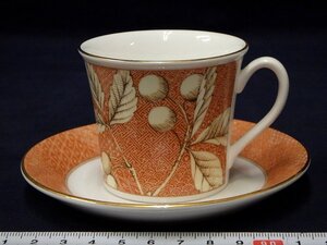 P0339 WEDGWOOD ウェッジウッド FRANCES コーヒーカップ＆ソーサー