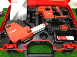 【未使用品】HILTI ヒルティ NURON 充電式ロータリーハンマードリル TE 6-22 TE DRS 4/6(本体+集じんシステム+ケース) / ITYH3SDT27G0