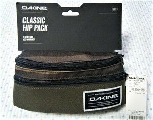 ダカイン　DAKINE CLASSIC HIP PACK　カジュアル&アウトドア用ヒップバック・ウエストバッグ 茶系/迷彩柄 2層ジップポケット　定価3,520円