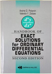 S◇中古品◇洋書 数学 HANDBOOK OF EXACT SOLUTIONS for ORDINARY DIFFERENTIAL EQUATIONS SECOND EDITION CHAPMAN&HALL/CRC 787ページ