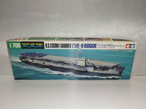 中古品 タミヤ 1/700 アメリカ海軍護衛空母 CVE-9 ボーグ ウォーターラインシリーズ No.711 31711 開封済み