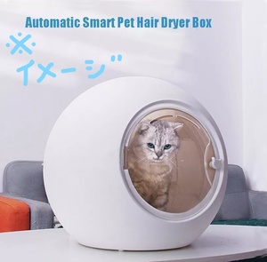 送料無料　猫 ヘアドライヤー ボックス 50L 家庭用 100V 600w 乾燥機 小型犬 グルーミング 110V