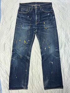 DENIME ペイントデニム 30インチ オリゾンティ ORIZZONTI ジーンズ パンツ 日本製 Made in JAPAN Vintage ヴィンテージ 古着 ペンキ メンズ