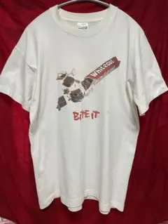 ホワイトアウト Whiteout ヴィンテージ Tシャツ BITE IT チョコ