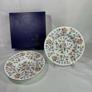 Minton ミントン Royal Doulton ロイヤル ドルトン スープ皿 ハドンホール 2枚セット 食器 洋食器 (RD-018)