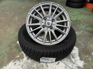 ● フリード ノート etc.[中古] 14インチ社外アルミ+ [新品] 185/70R14 ヨコハマ アイスガード iG60 2021年製 4本セット !