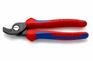 良品半額 KNIPEX クニペックス ケーブルカッター（ハサミ式） 9512 165