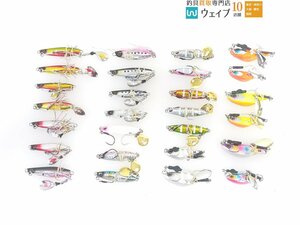 ジャッカル ビッグバッカー バイトビーンズ 30g・ハヤブサ ジャックアイ マキマキ 20g 等計27個中古