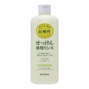 ミヨシ無添加せっけん専用リンス350ML