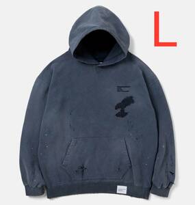 送料無料！Lサイズ！ 24SS NEIGHBORHOOD SAVAGE SWEAT PARKA LS ネイバーフッド スウェット パーカー フーディー ブラック 241OKNH-CSM02