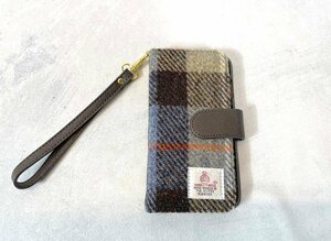 TS4282_Sm◆モデルR展示品◆スマホケース◆HARRIS TWEED◆68×135