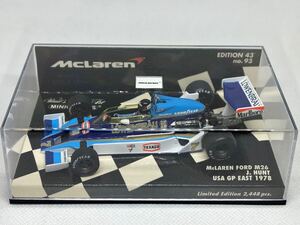 マクラーレン M26 ハント アメリカ東GP 1978 マルボロデカール ミニチャンプス 1/43