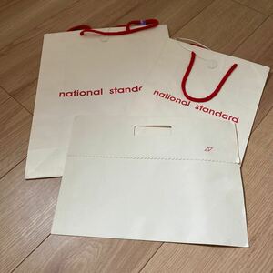 national standard ショッパー 紙袋 ロゴ入り