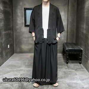 ジャージ メンズ 上下セット セットアップ 2点セット 半袖シャツ サルエルパンツ 部屋着 ゆったり 涼しい夏 薄手人気 吸汗M~5X