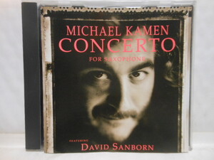 輸入盤　マイケル　ケイメン　　CONCERTO　FOR　SAXOPHONE　　FEATURING　DAVID　SANBORN