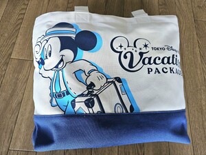 vacation PACKAGEsトートバック　バケパ　バケーションパッケージ　ミッキー　