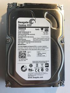 □①SEAGATE/シーゲート　3.5インチ　SATA　HDD　ハードディスク ST4000DM000　 　4TB　 