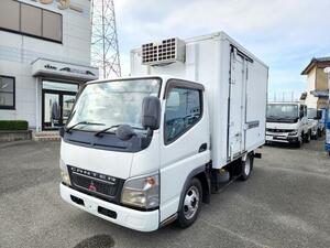 【諸費用コミ】:☆福岡発☆ 平成18年 三菱ふそう キャンター 冷蔵冷凍車 1.25t 中温仕様 サイドドア付