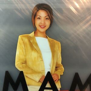 未使用★飯島直子　非売品クリアファイル 　CMAM　中央三井アセットマネジメント★2