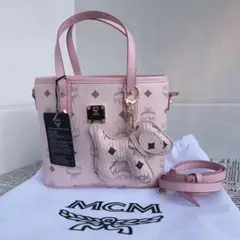 MCM エムシーエム ハンドバッグ　ピンク ショルダーバッグ 553qq