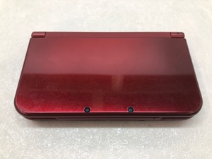 069☆B132/中古品 Newニンテンドー3DS LL 本体 メタリックレッド 任天堂 ニンテンドー RED-001 動作品