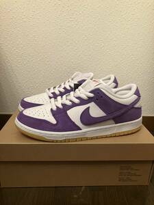 NIKE SB ナイキ　ダンク　ロー プロ　27.5cm コートパープル　ガム　オレンジレーベル　DUNK LOW PRO