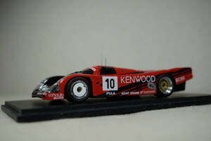 1/43 ルマン Porsche 962 CK6 #10 KREMER KENWOOD 1989 Ｌe Mans 24h ポルシェ クレマー ケンウッド 赤黒 高橋 962C 962 962CK6 CK-6 CK 6