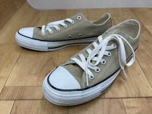 送料無料S86808 コンバース スニーカー ローカット 1CL129 CONVERSE ベージュ 25cm