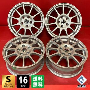 【送料無料】中古 TECMAG 16x6.5＋46 112-5H VW等 アルミホイール4本SET【55584392】