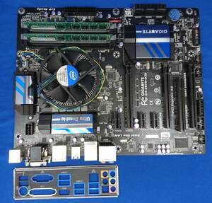 【４点セット】「マザー:GIGABYTE GA-Z87X-D3H」+「CPU:Core i5-4670」+「メモリ:8GB(4+4)」+「クーラー:リテール」　ジャンク