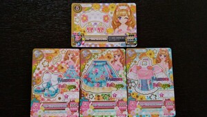 アイカツ★2014 4弾R★フローラルアルプス、アクセ4枚セット★