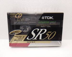 新品、未使用　送料無料 ハイポジ カセットテープ TDK　SR50　50分　SR-50M