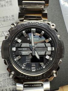 格安　 G-SHOCK GST-B600D-1AJF スチールブレス　箱付完品　名古屋ビックカメラ購入品　 電波　タフソーラー　 CASIO カシオ　