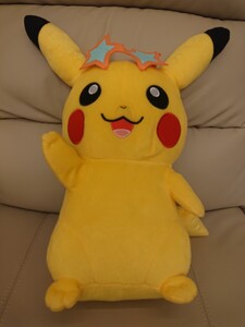 ポケットモンスター　めちゃでか ぬいぐるみ　サングラス ピカチュウ　 ポケモン　バンダイ