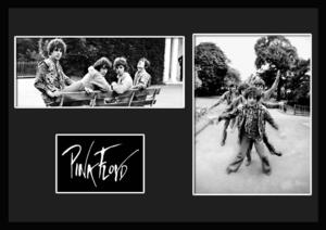 10種類!Pink Floyd/ピンク・フロイド/ROCK/ロックバンドグループ/証明書付きフレーム/BW/モノクロ/ディスプレイ(7-3W)