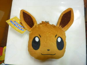 [ イーブイ / ポケットモンスター ポケモン ]マルヨシ ぬいぐるみ みたいな がま口財布 本体約17㎝ 送料無料