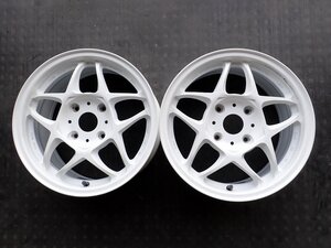 RK2408【送料無料15インチ】2本 SSR Rフィレンツェ PRO タイプB 中古アルミホイール★15×6.5J 114.3/4H ET43★