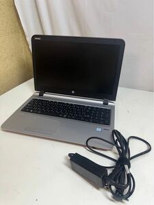 【#uj】【ジャンク品】 ノートPC HP Pro Book 450 COREi3 シルバー ブラック G3 JPH645JUH9 