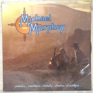 □□8-LP【12180】-【US盤】MICHAEL MURPHEYマイケル・マーフィー*PEAKS VALLEYS HONKY-TONKS &ALLEYS/Timothy B. Schmit 、Doug Dillard 