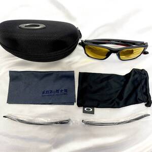 OAKLEY オークリー 度入りメガネ CROSSLINK FIT クロスリンクフィット OX8142-0456(Satin Black) 黒x赤