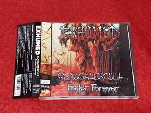 レア！【’00年作 帯付】 EXHUMED / Slaughtercult... Fester Forever +ボーナス・トラック収録 デス・メタル