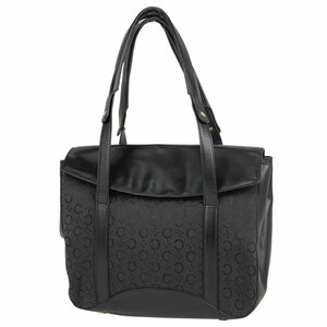 セリーヌ CELINE Cマカダム柄 トートバッグ ロゴ トートバッグ キャンバス ブラック レディース 【中古】