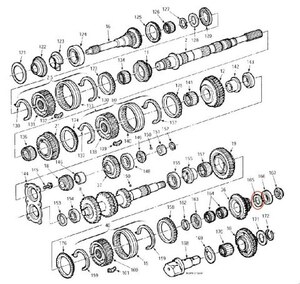 フォード M5R2 5速 マニュアルミッション カウンターシャフト側 リバースギア スラストワッシャー E8TZ-7L324-B