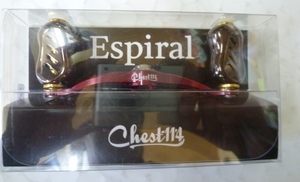 新品/即決　チェスト114　オリジナルハンドル　Espiral(エスピラル)　ダイワ/Abu シマノ300〜400番　左　WINE RED