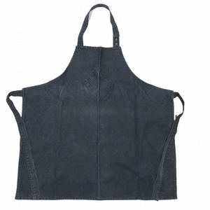 マーガレットハウエル MARGARET HOWELL ブラックデニム エプロン MHL APRON 黒 ブラック MHH9081 メンズ レディース ▲C4